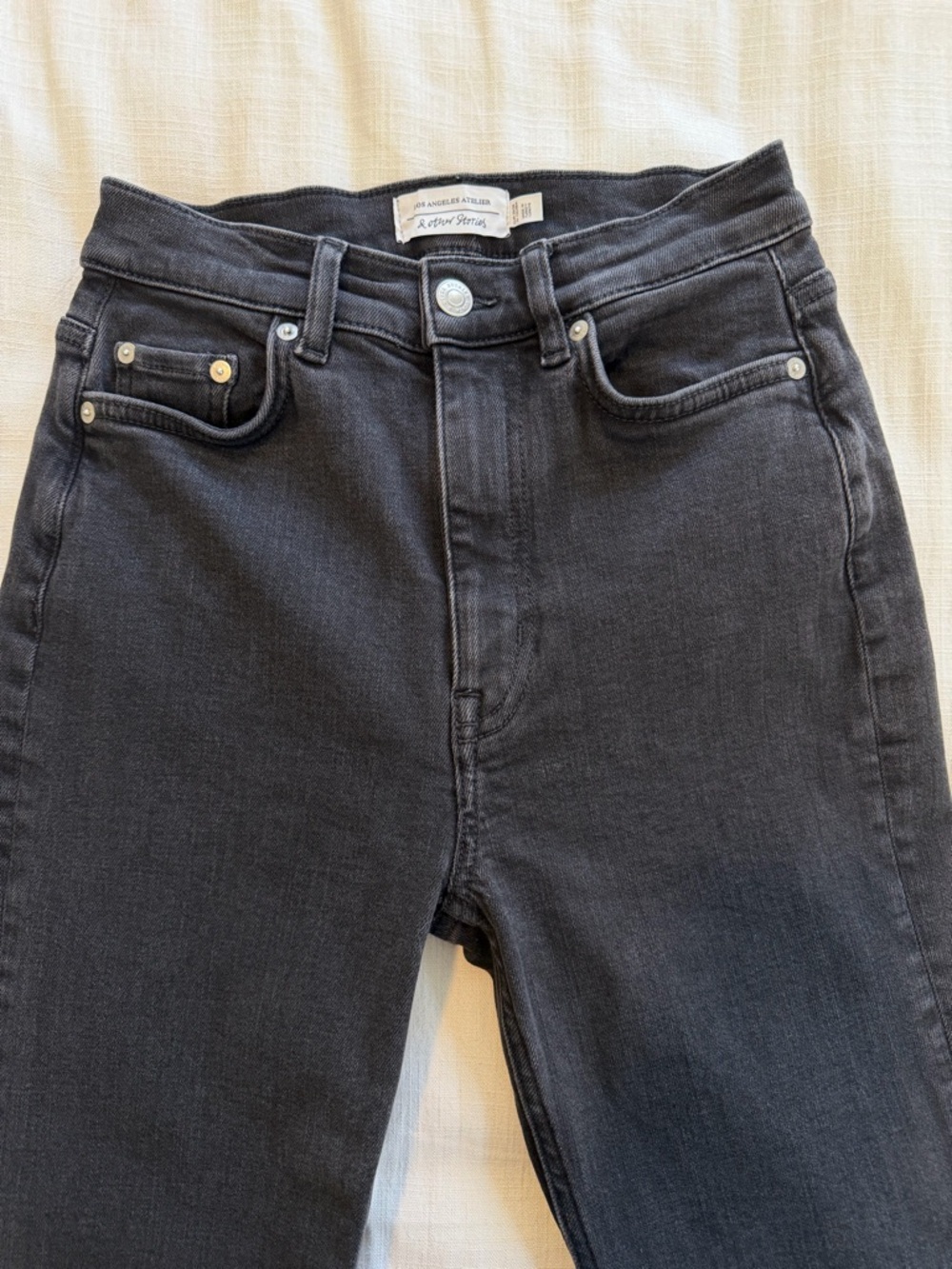 & Othe Stories Flare Leg Black Jeans Size 26 — image 4 of 8
